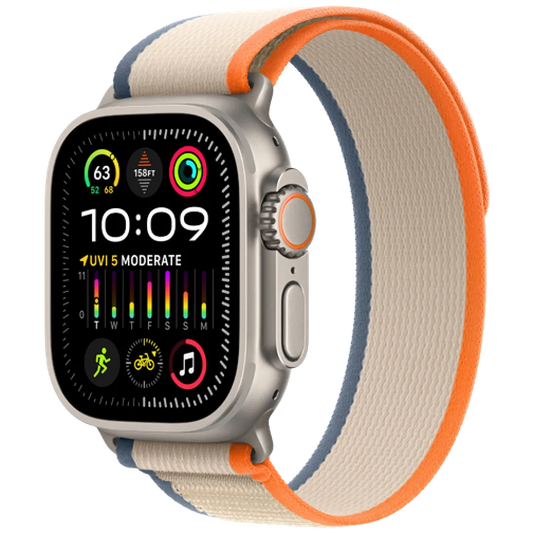 Apple Watch Ultra 2 (Cinturino In Tessuto Beige S/M)