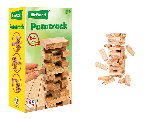 40504 GLOBO- PATATRACK IN LEGNO 54 pezzi