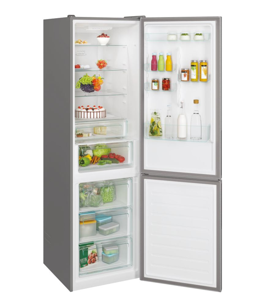 Candy Fresco CCE4T620EX frigorifero con congelatore Libera installazione 377 L E Argento
