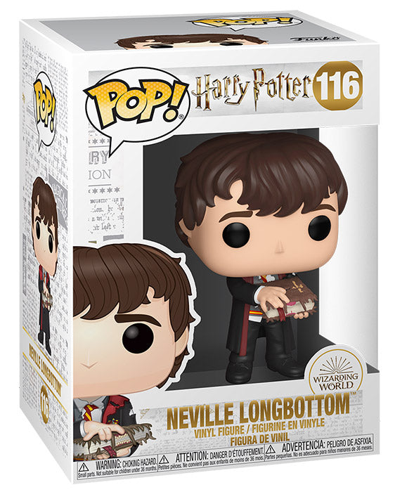 FUNKO POP Harry Potter Neville Longbottom w/Monster Book 116