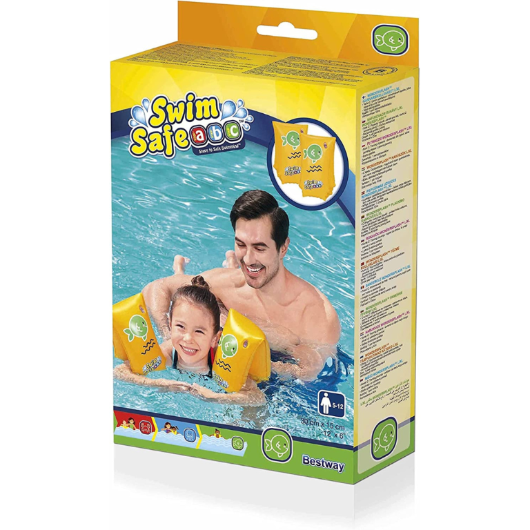 32027 Bestway - Swim Safe - Braccioli per bimbi di 5-12 anni, taglia L/XL