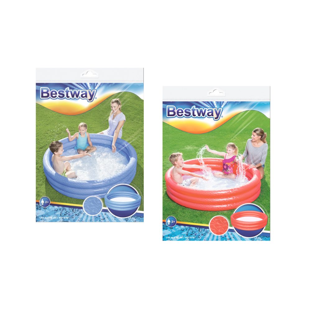 32545 - Bestway 51026-5 - Piscina gonfiabile a 3 anelli - colore casuale