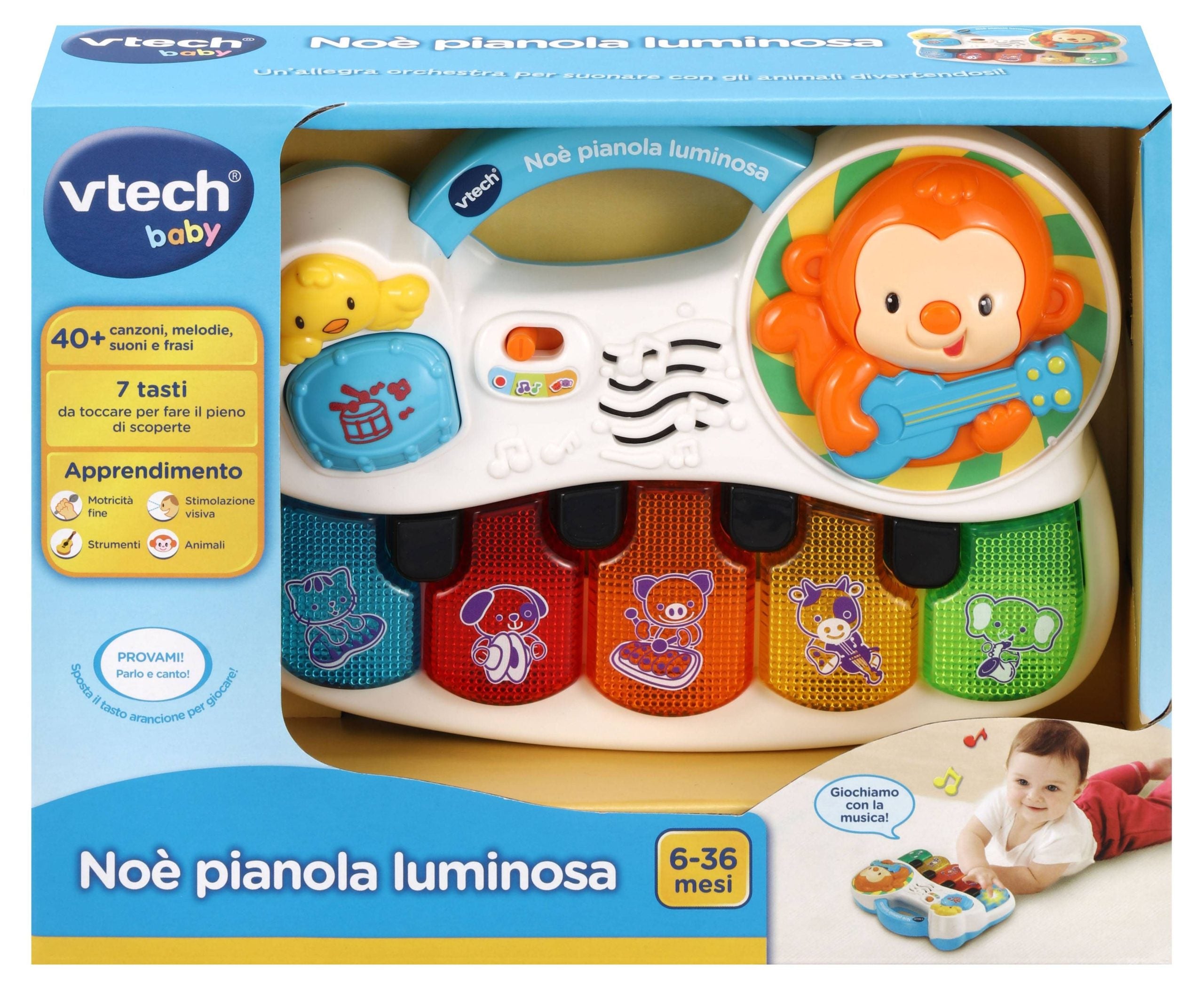 80-150807 VTECH Noè Pianola Luminosa