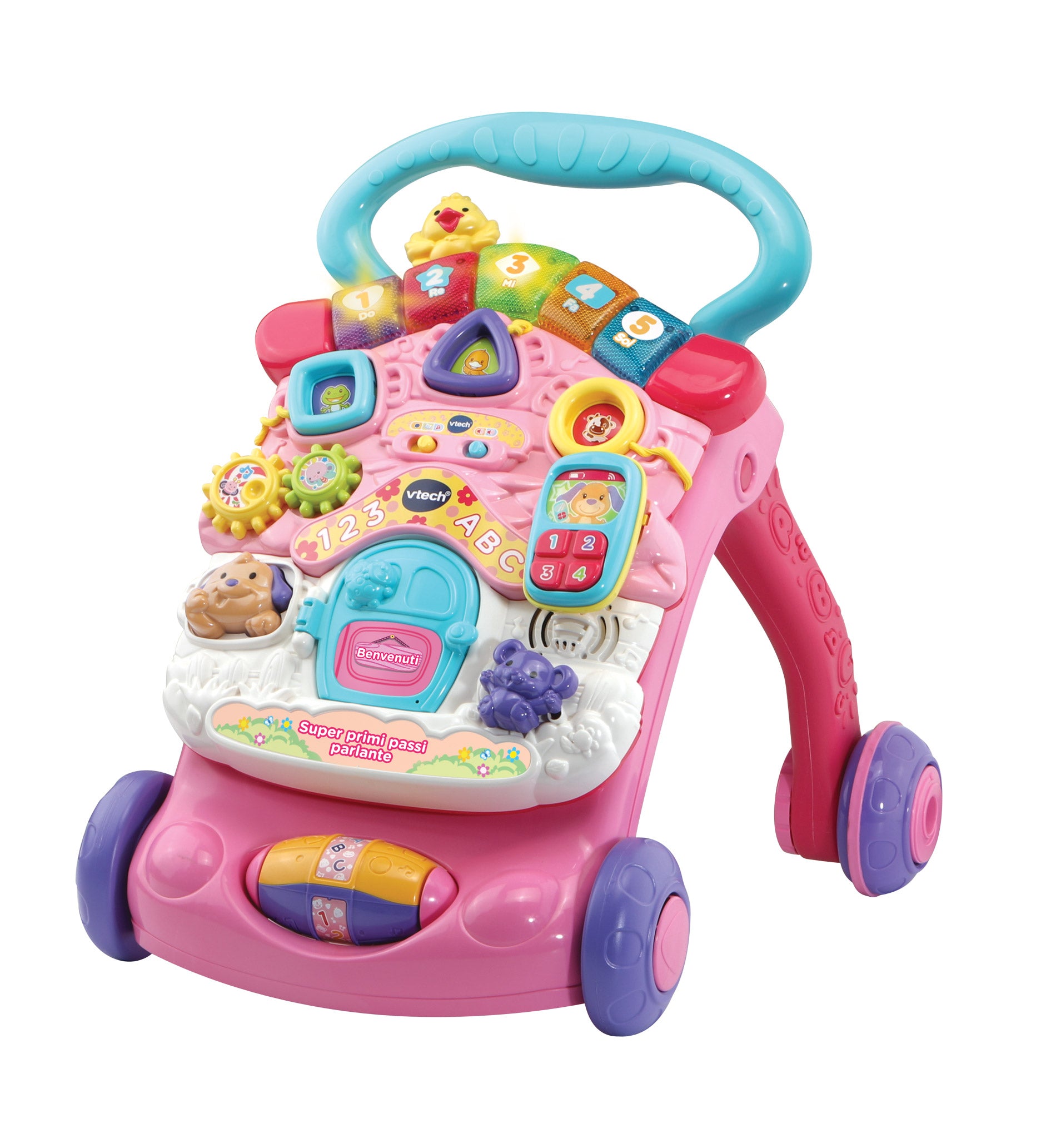 80-505659 VTECH Super Primi Passi Parlante 2 in 1 - Rosa,