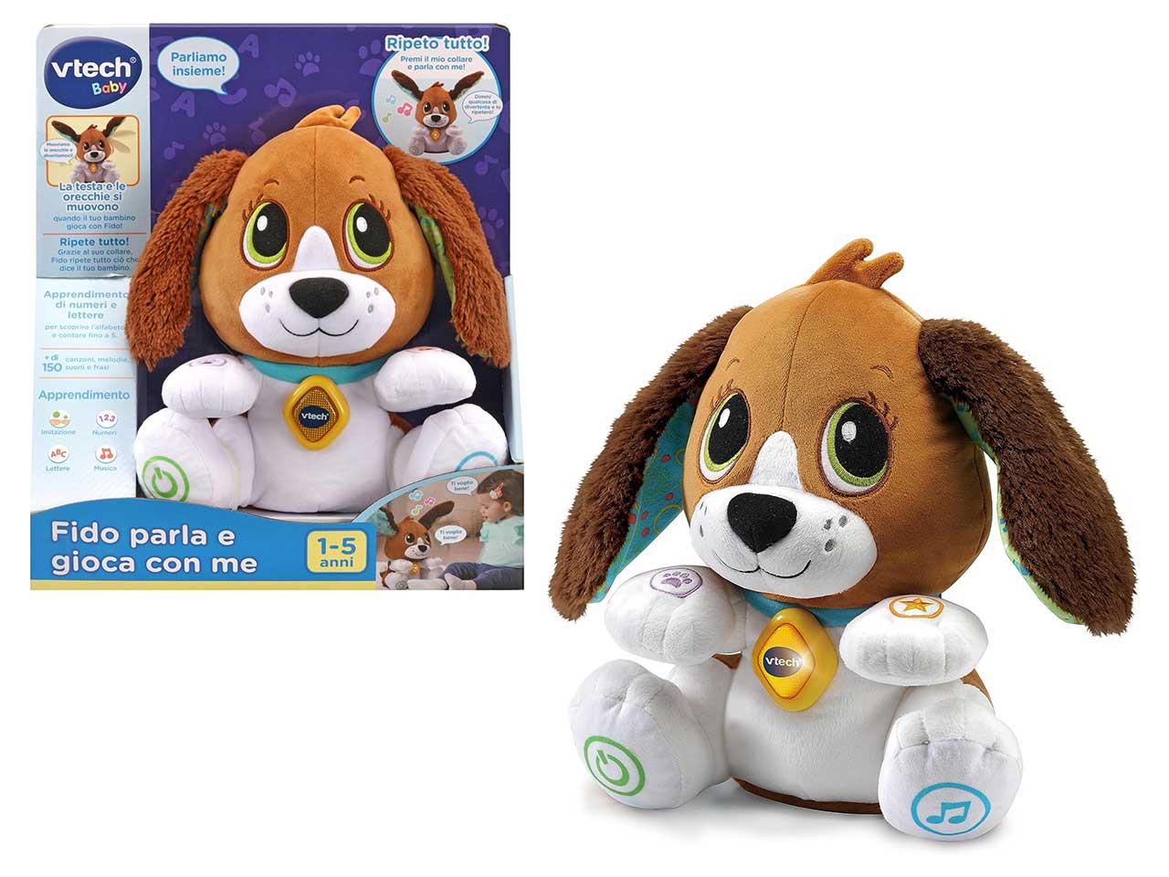 80-610107 VTECH Fido Parla e Gioca con Me