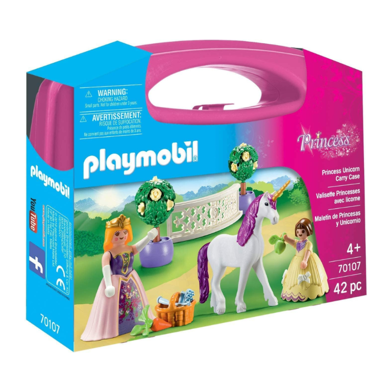 70107 Playmobil Princess - Principesse con unicorno - Carrying Case