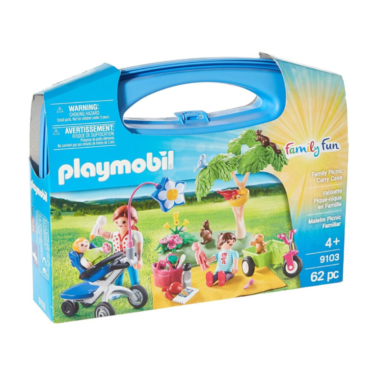 9103 Playmobil Family Fun - Family Picnic - Carrying Case Large