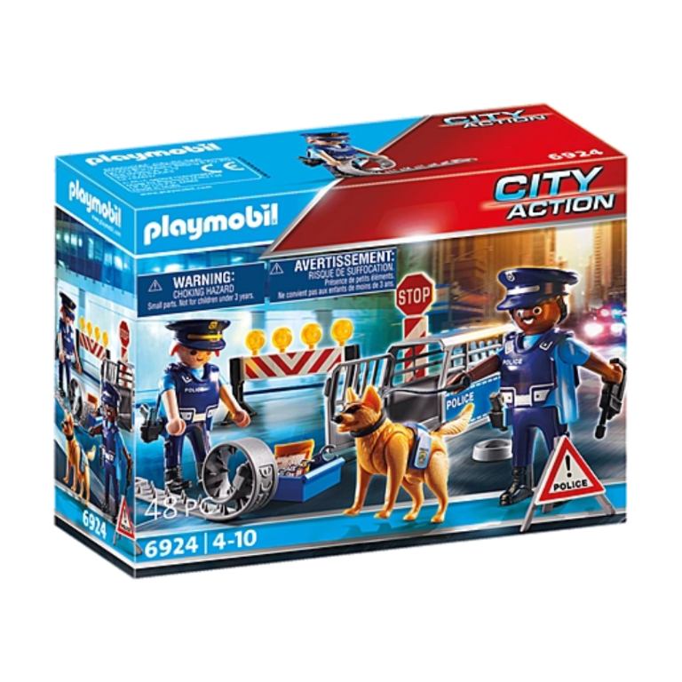 6924 Playmobil City Action - Posto di blocco della Polizia