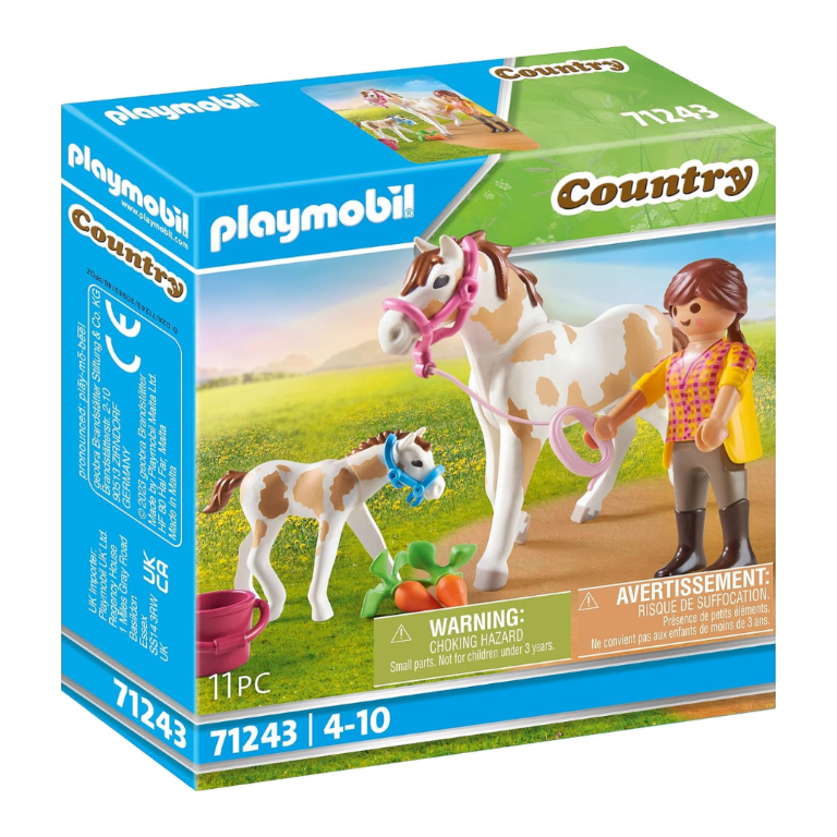 71243 Playmobil Country - Ragazza con cavallo e puledro