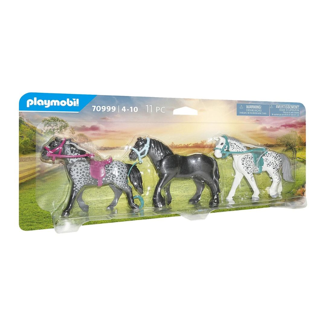 70999 Playmobil Country - Blister 3 cavalli