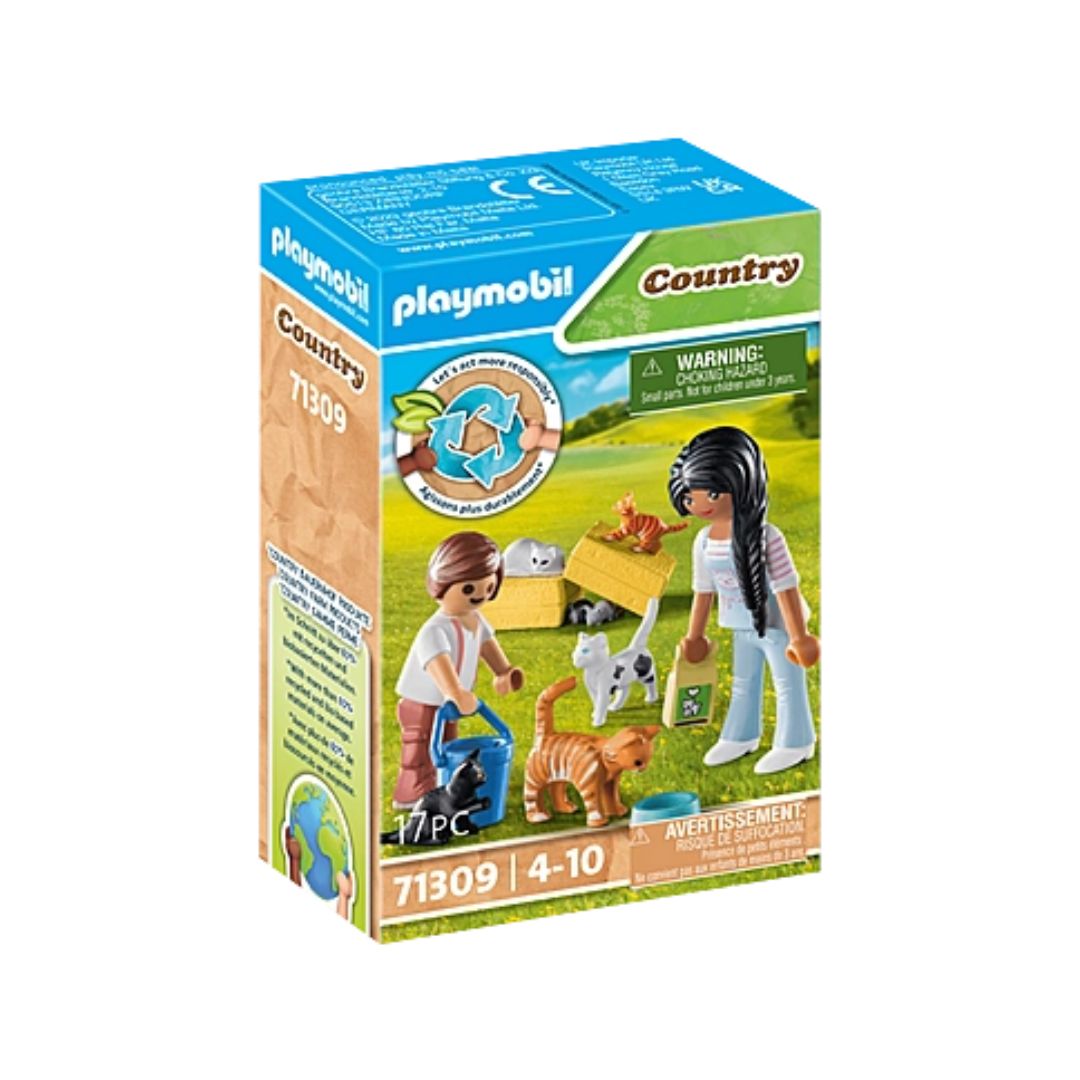 71309 Playmobil Country - Famiglia di gatti