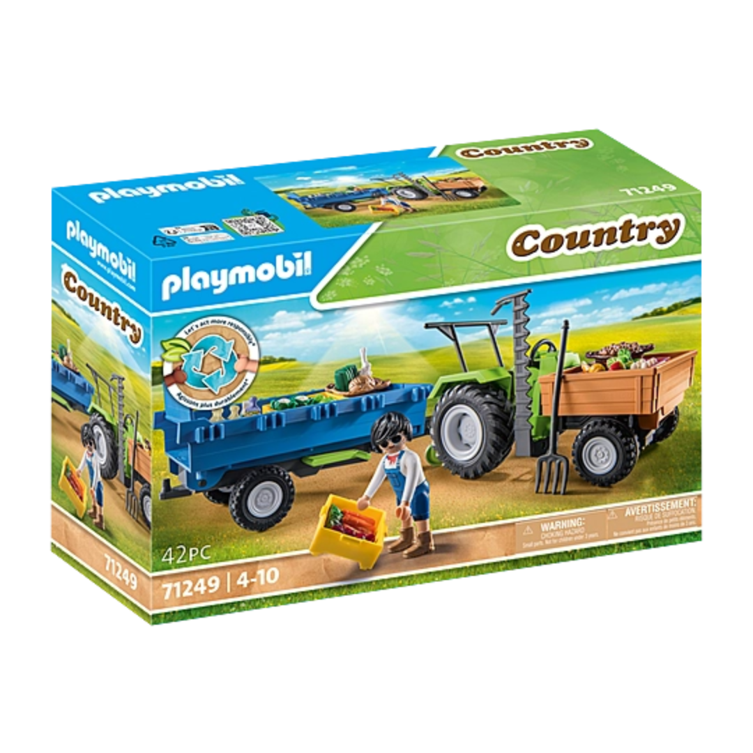 71249 Playmobil Country - Trattore con rimorchio