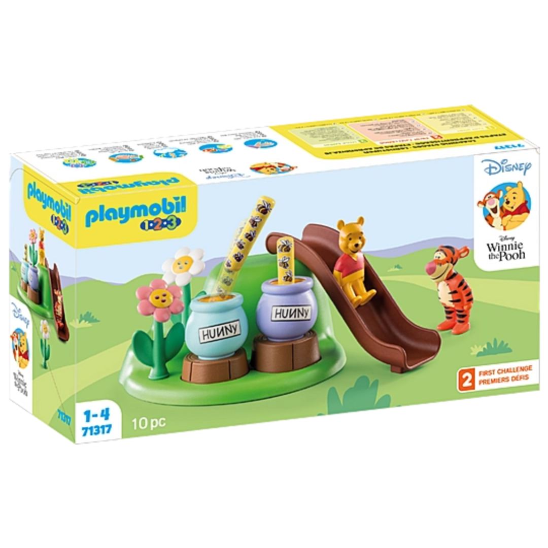 71317 Playmobil - 1.2.3 &amp; Disney: Il giardino delle api di Winnie e Tigro