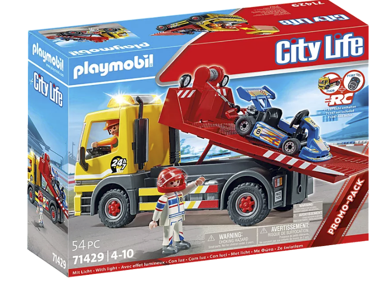 71429 Playmobil City Life CARRO ATTREZZI CON GO-KART