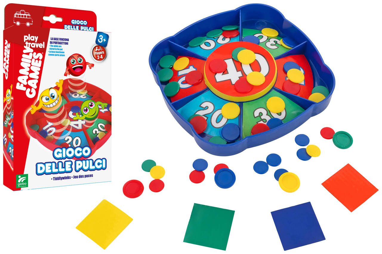 Globo - 33005 Family Games - Gioco delle pulci - Tascabile