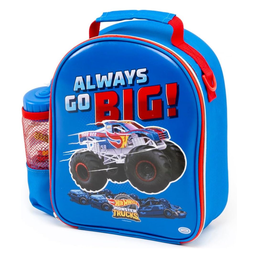 42013 ODS - Hot Wheels: Zaino-Borsa 2 in 1, con borraccia