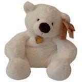 PLUSH &amp; COMPANY-09740 PELUCHE BIANCO ORSO POLARE 43X28 CM