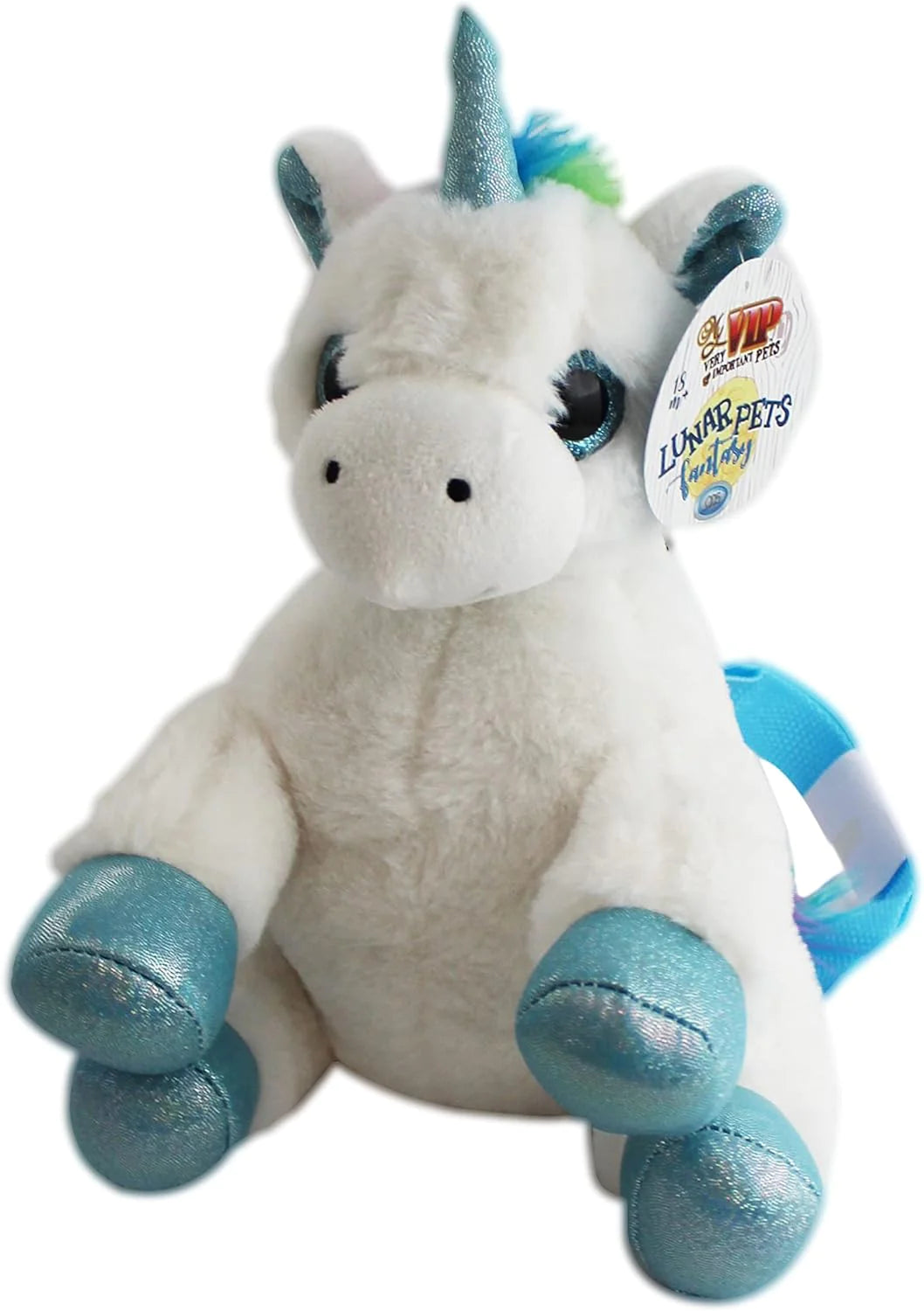 36597 ODS- my vip - Lunar Pets Fantasy, Zainetto per bambini unicorno - Bianco