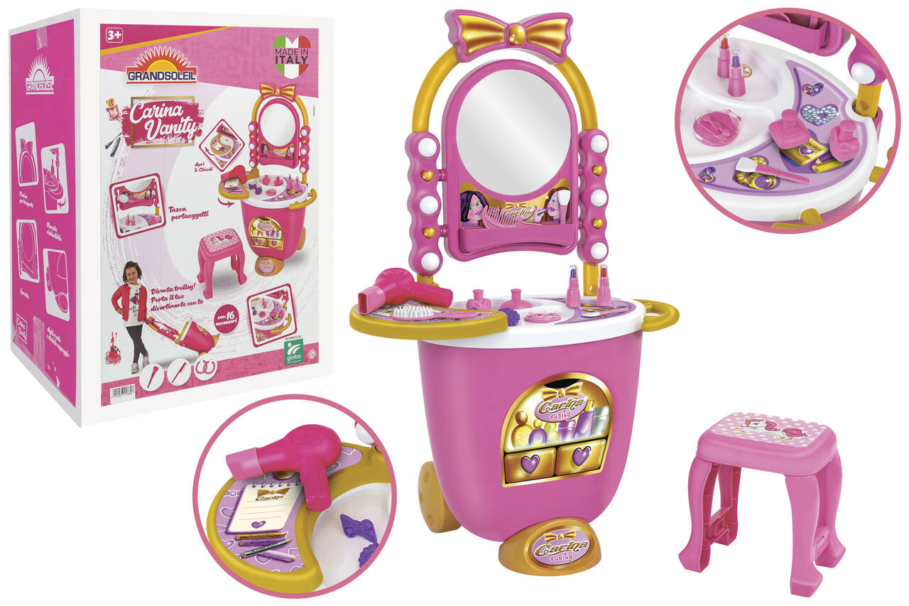 Globo . GRAND SOLEIL - CARINA VANITY - Toeletta con specchiera per bambini