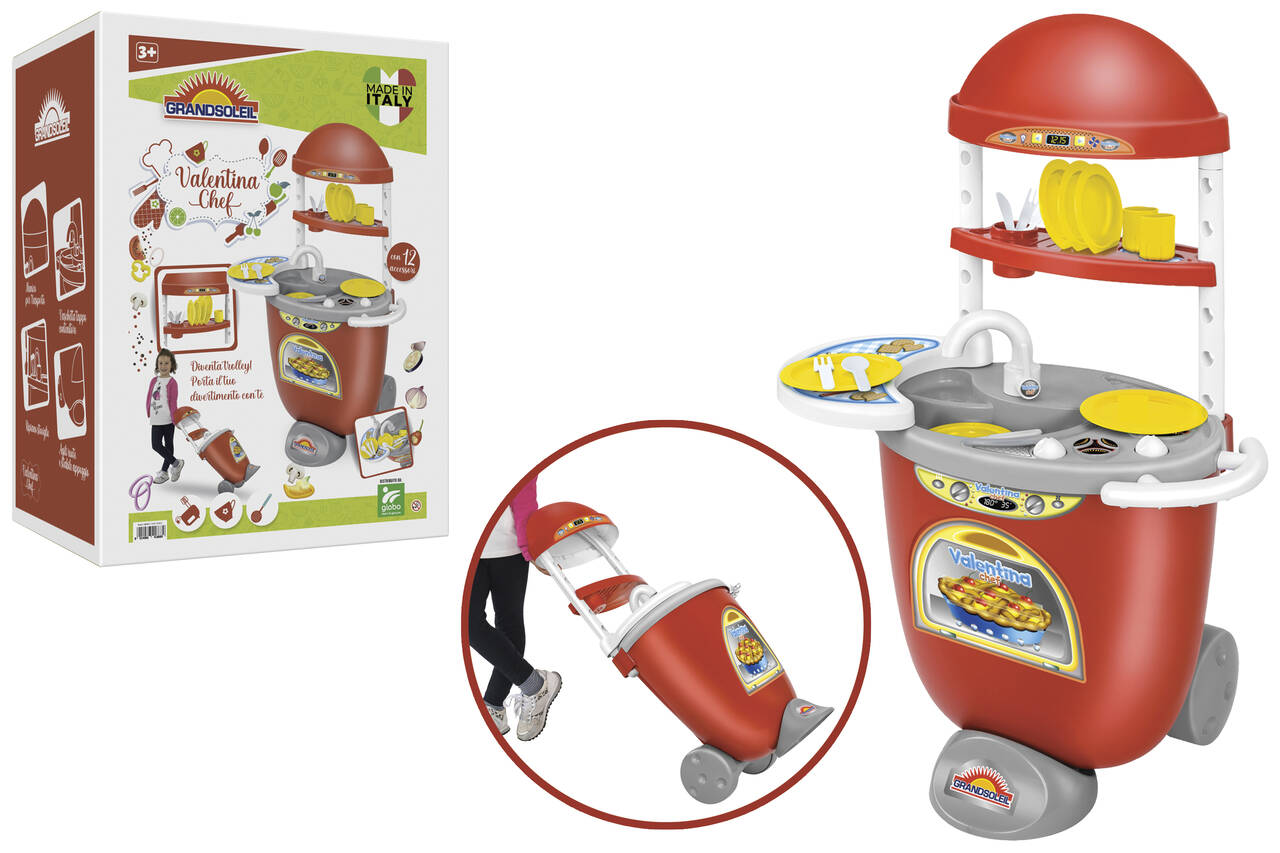 Globo - GRAND SOLEIL - Valentina Chef, cucina giocattolo per bambini