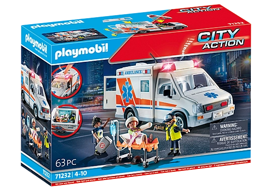 71232 Playmobil City Life - Ambulanza con luci e suoni