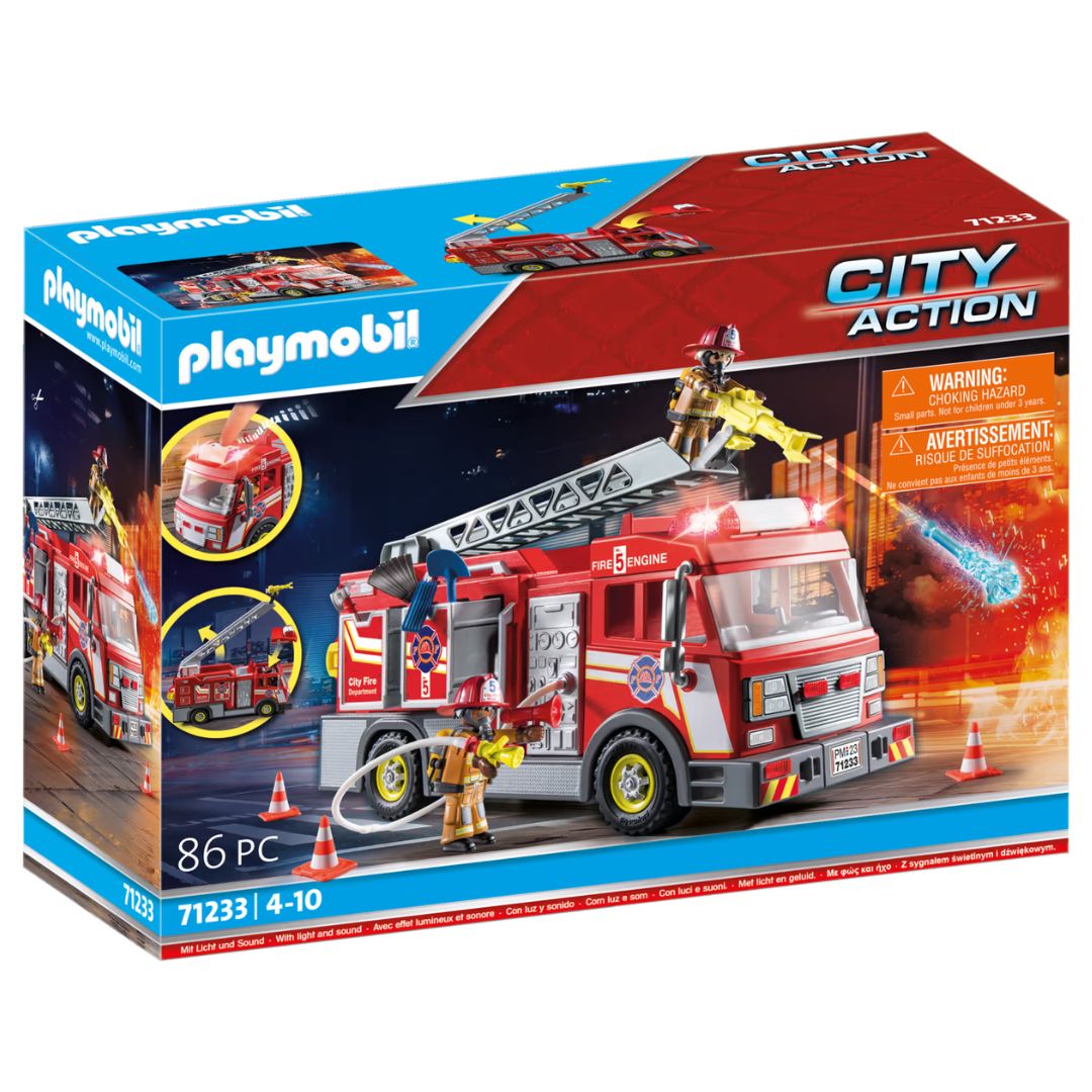 71233 Playmobil City Action - Camion dei pompieri