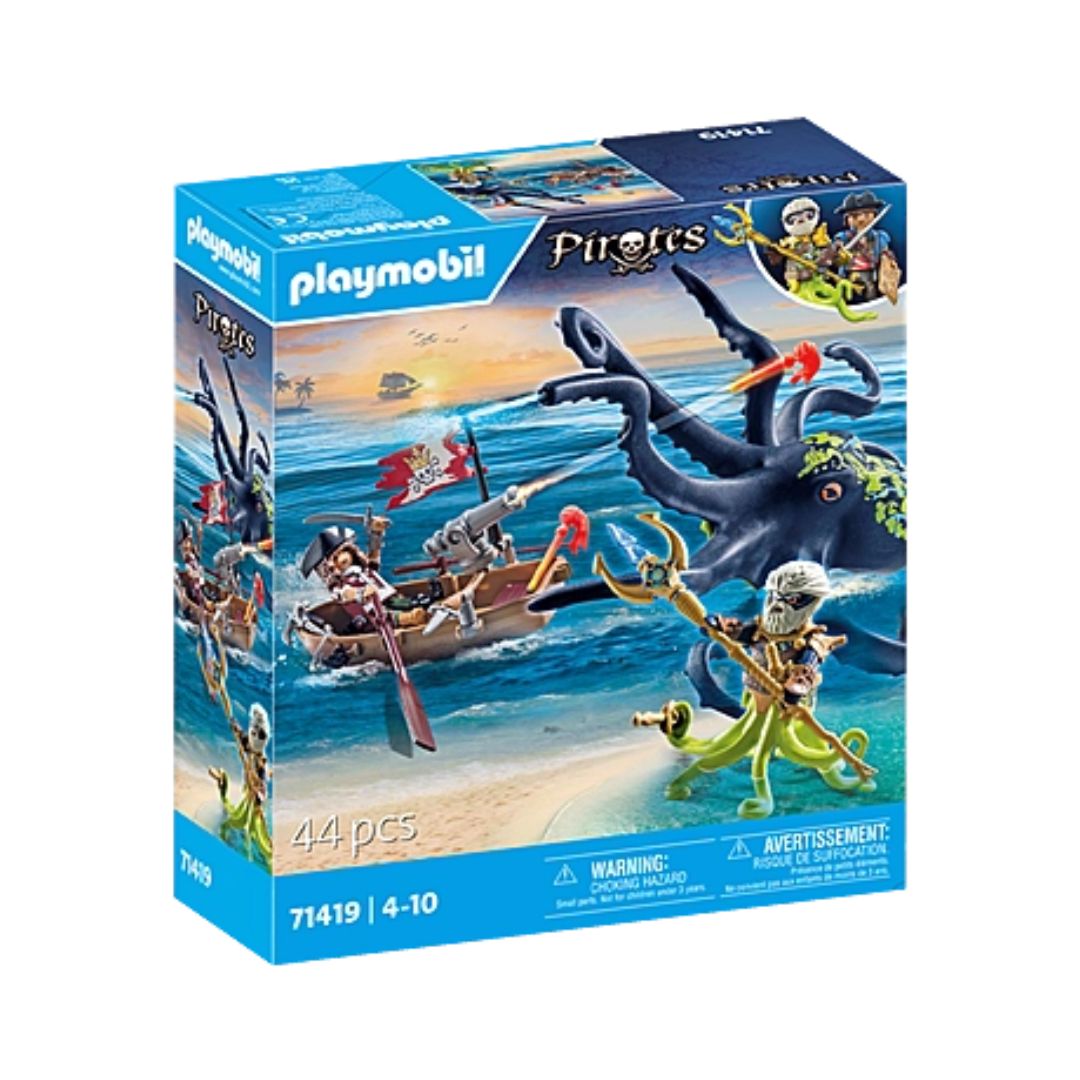 71419 Playmobil - Pirata contro piovra gigante