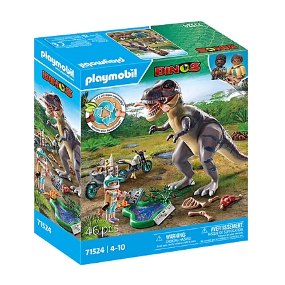 71524 Playmobil Dinos - Sulle tracce del T-Rex