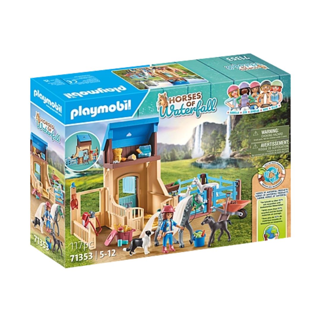 71393 Playmobil Horses of Waterfall - Stalla con recinto