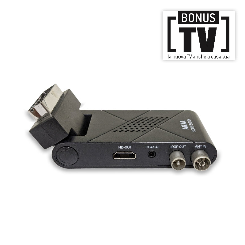 AKAI SCART 26510K - DECODER DVB-T2 HD - MAIN10 - H265 HEVC - USB