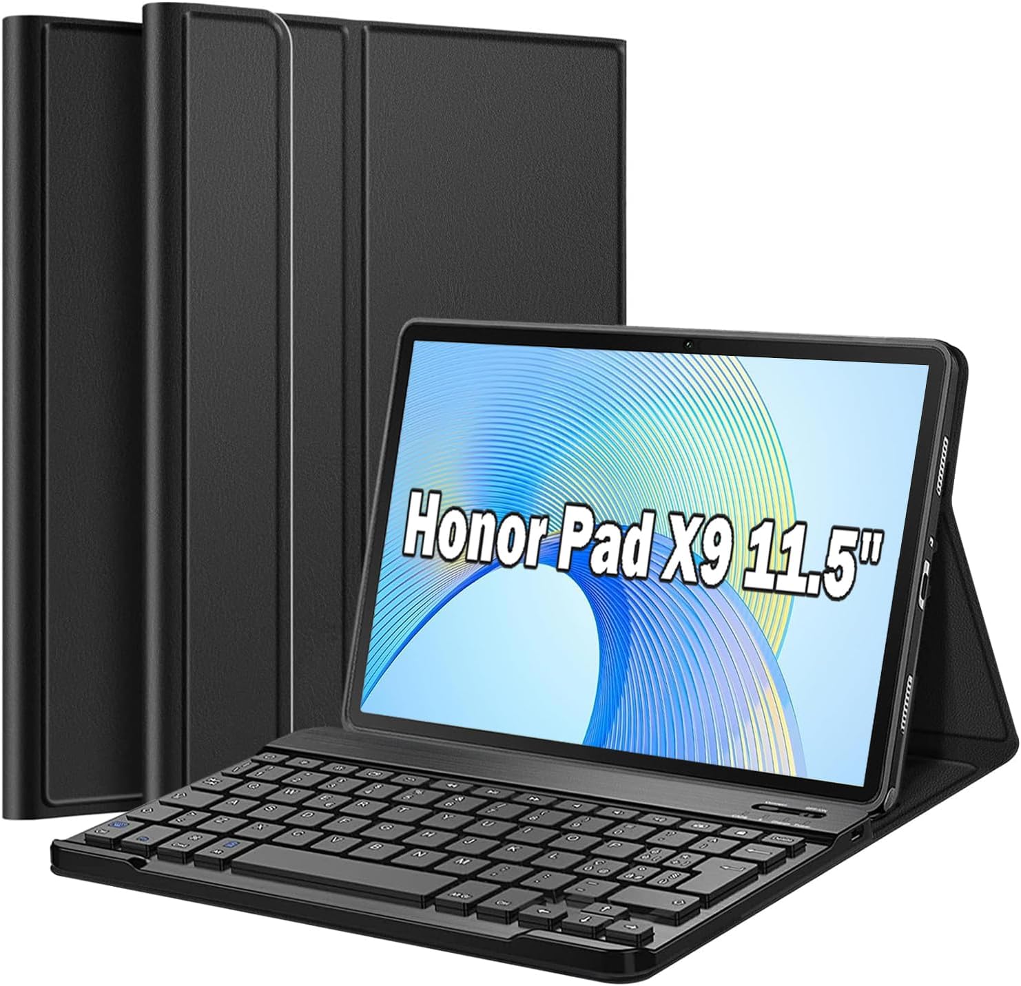 Tastiera Custodia per Honor Pad X9 11.5 Pollici 2023 Tablet [Layout Italiano], Slim Cover con Magnetica Wireless Bluetooth Tastiera Keyboard (Honor Pad X9)