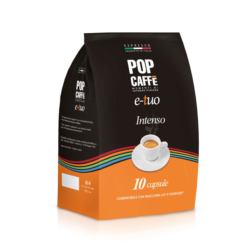 POP CAFFÈ Intenso 100 Capsule compatibili Fior Fiore Coop