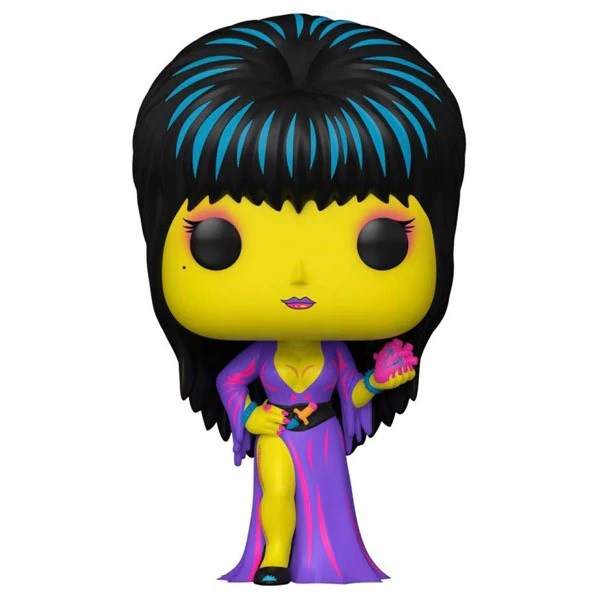 ELVIRA: MISTRESS OF THE DARK - ELVIRA BLACK LIGHT (EXCLUSIVE) 9CM  Pop! | FUNKO