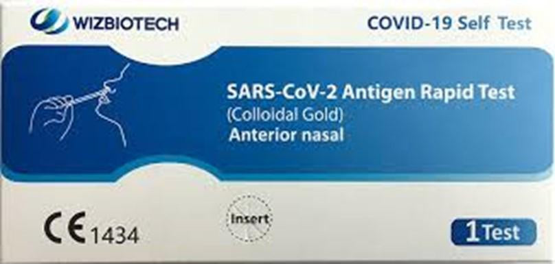 WizBiotech 5Kit Autodiagnostico Nasale - Scad. Lug. 2024 - Test SARS-CoV-2