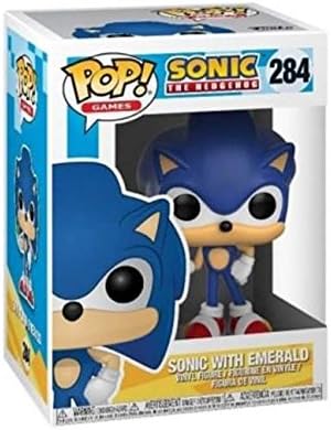 Funko POP! Games: Sonic w/ Emerald 284