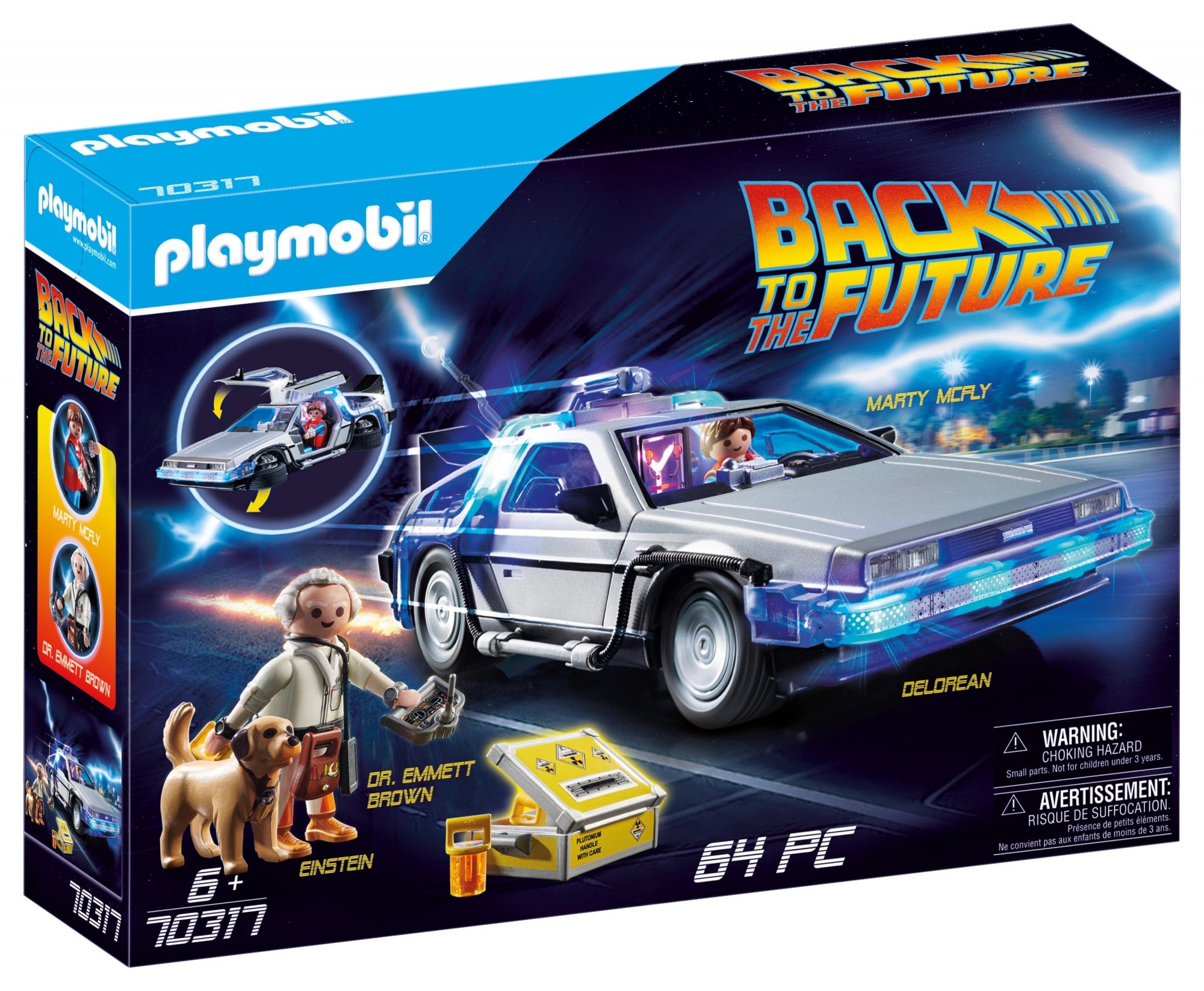 70317 Playmobil RITORNO AL FUTURO DELOREAN