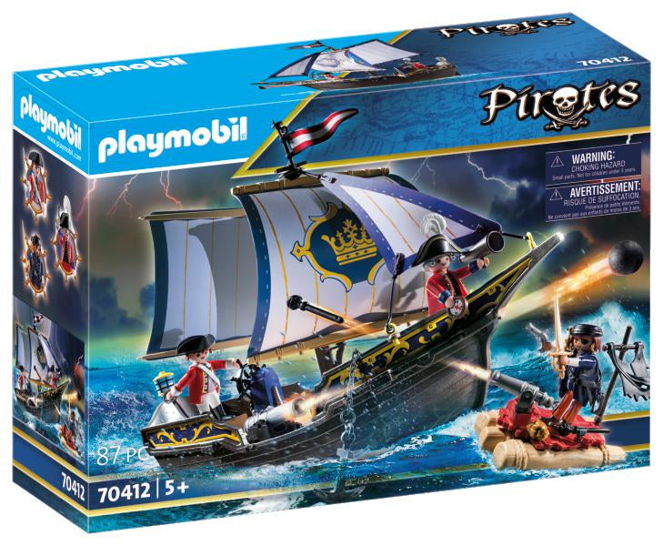 70412 Playmobil Pirates - NAVE DELLA MARINA REALE