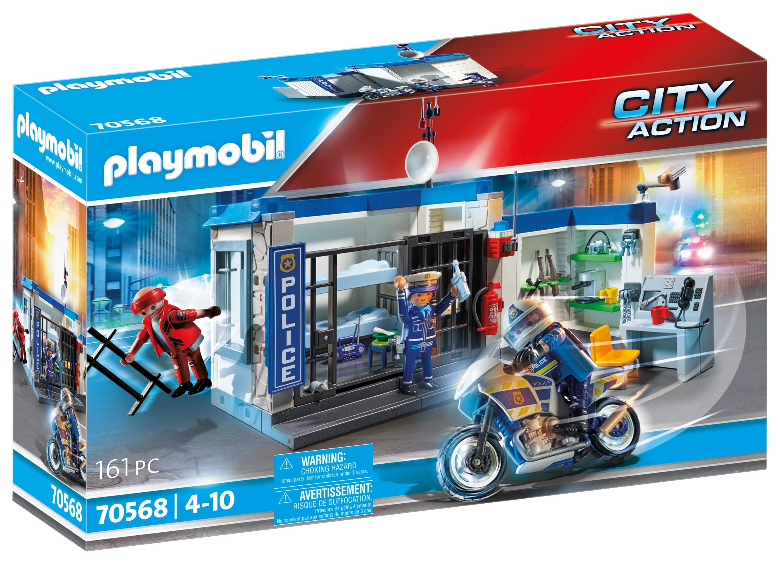 70568 Playmobil City Action - FUGA DALLA STAZIONE DI POLIZIA