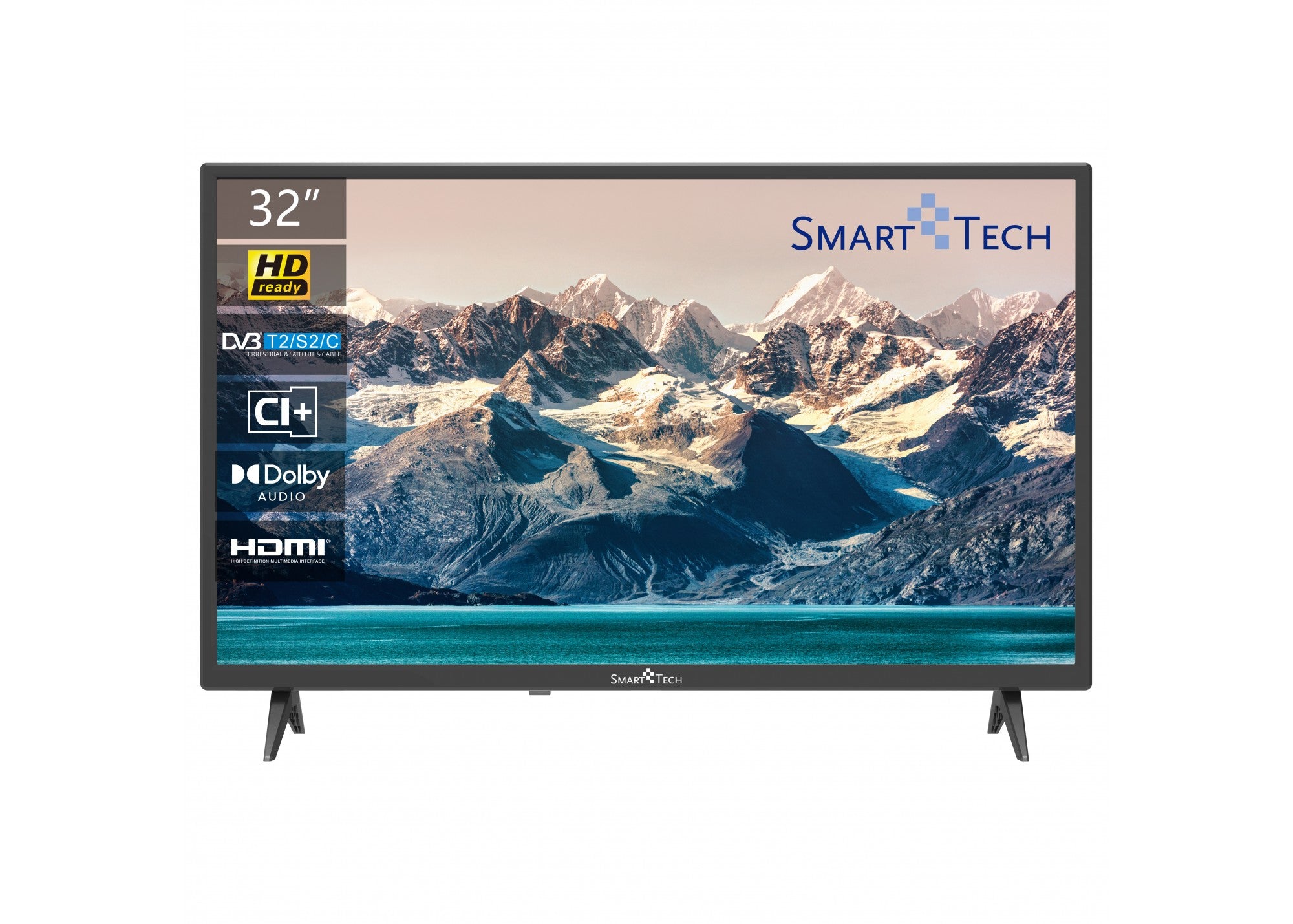 Smart-Tech 32HN10T2 TV 81,3 cm (32") HD Nero