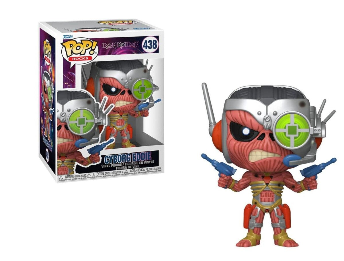 FUNKO POP Rocks Iron Maiden Cyborg Eddie 438