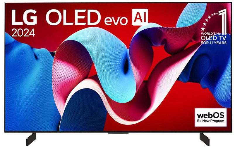 LG 42" OLED OLED42C44LA EVOUHD 4K HDR Smart TV AI