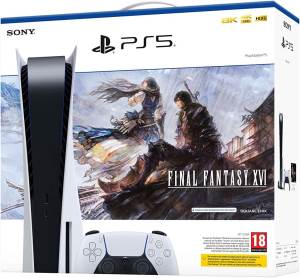 PS5 Console 825GB Standard Ed. White + Final Fantasy XVI VCH