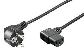 MicroConnect Power Cord Schuko Angled - C13 Angled, 1.8m