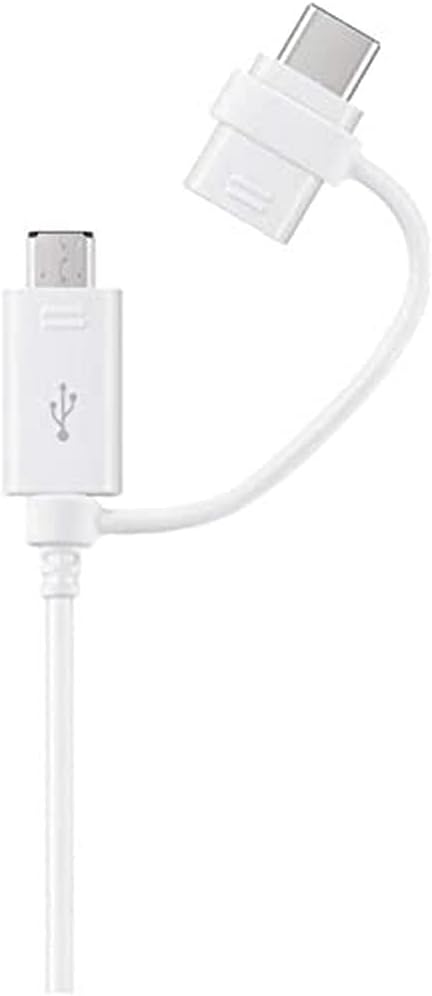 Samsung Combo Cable (Type-C,Micro USB), White EP-DG930DWEGWW