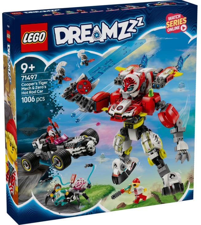 71497 Dreamzzz Mech Tigre di Cooper e Bolide di Zero