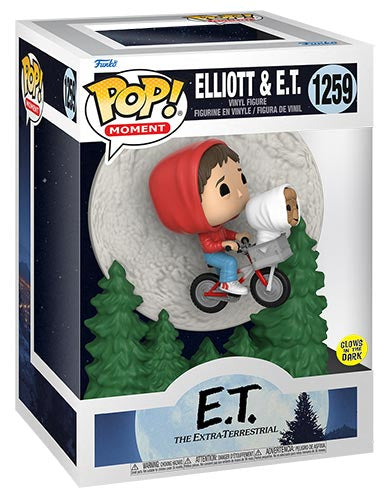 FUNKO MOMENTS E.T. 40th Elliot & ET Fly