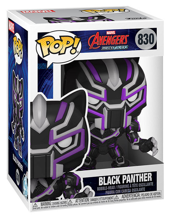 FUNKO POP Avengers Mech Strike Black Panther Bobble 830