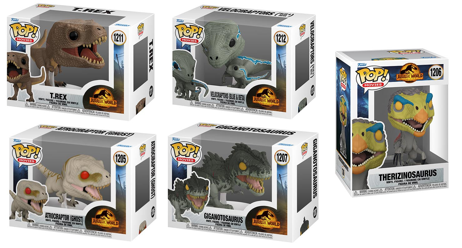 FUNKO POP ASSORTIMENTO Jurassic World 3 S1