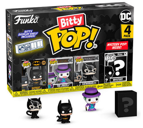 FUNKO BITTY POP 4 Pack Batman 85th 1989