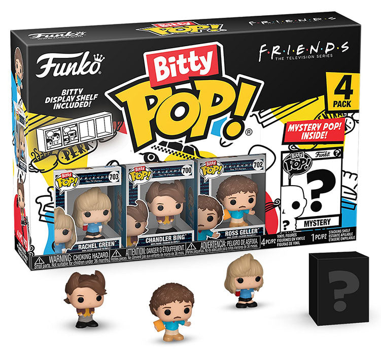 FUNKO BITTY POP 4 Pack Friends Rachel 80's